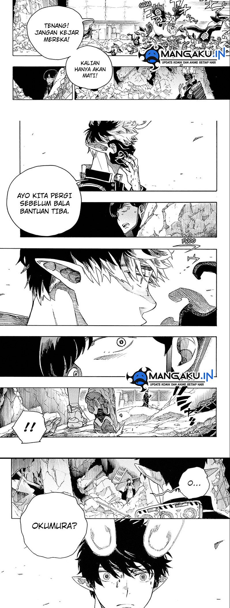 Ao no Exorcist Chapter 140.1 Gambar 9