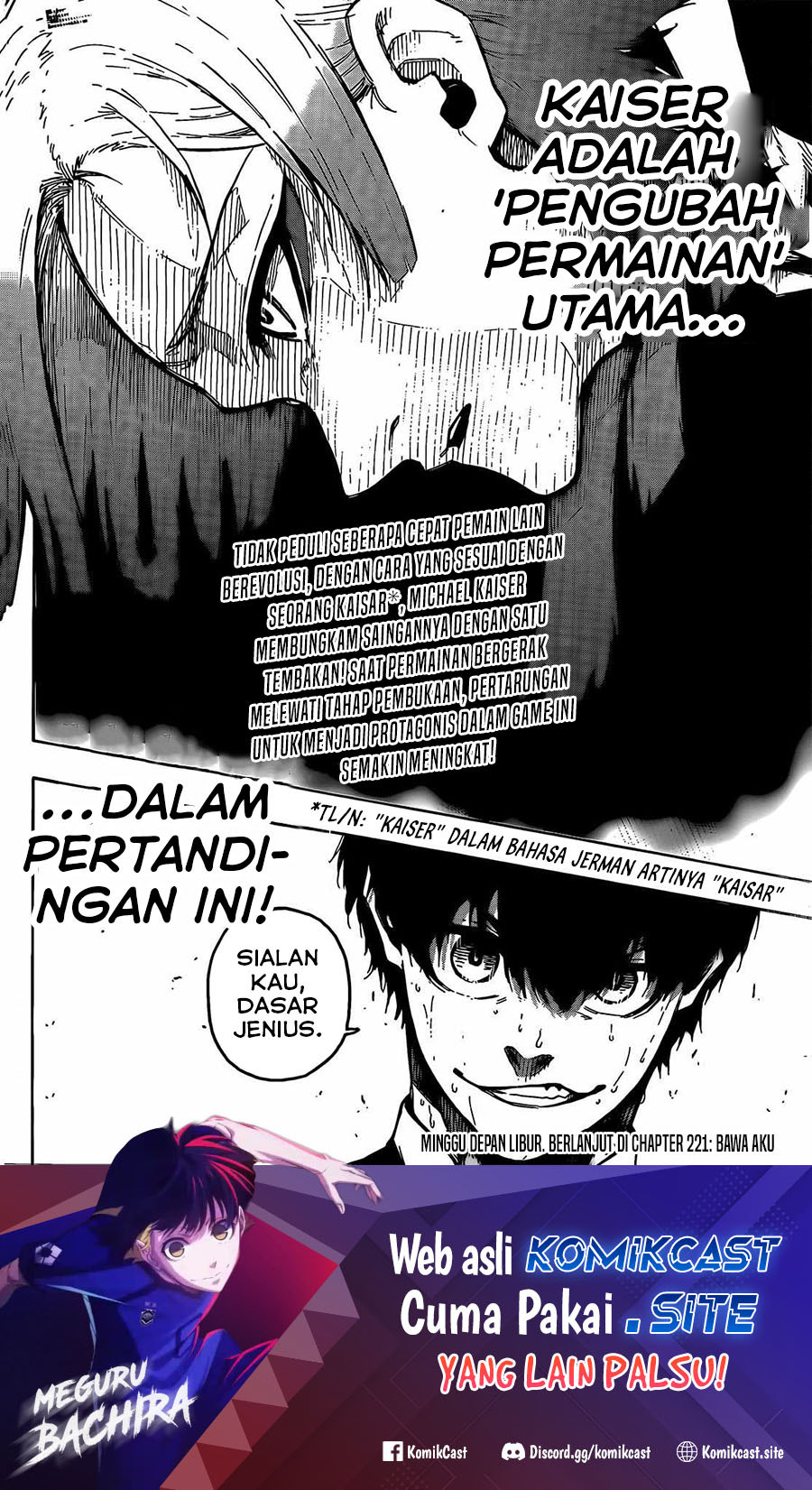 Blue Lock Chapter 220 Gambar 16