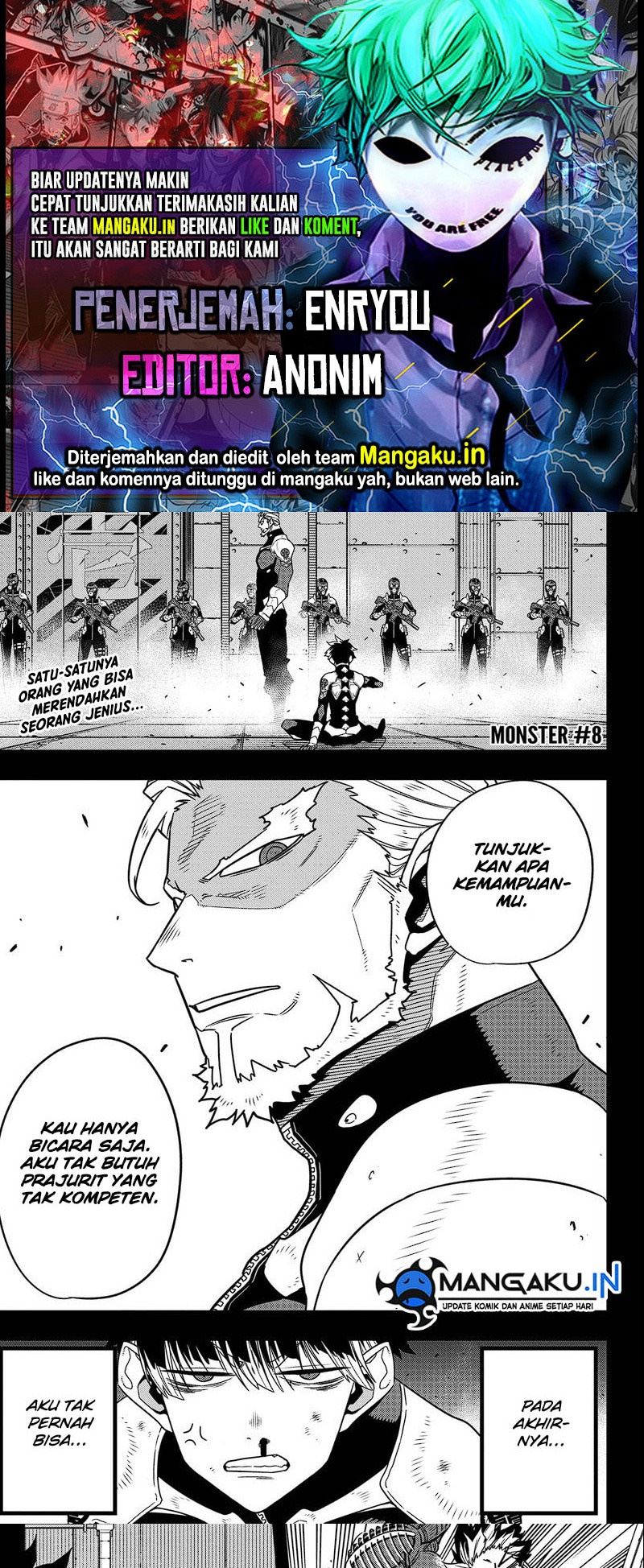 Komik 8Kaijuu Chapter 86 gambar nomor 1