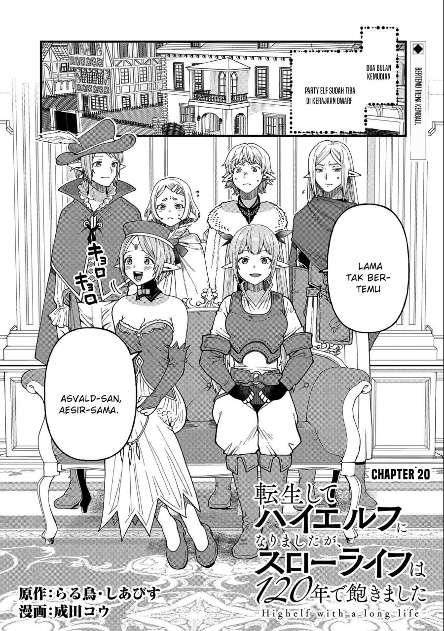 Manga Tensei Shite High Elf ni Narimashitaga, Slow Life wa 120-nen de Akimashita Chapter 20 gambar nomor 2