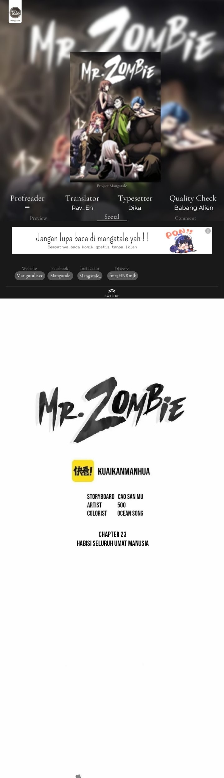 Komik Mr. Zombie Chapter 23 gambar nomor 1
