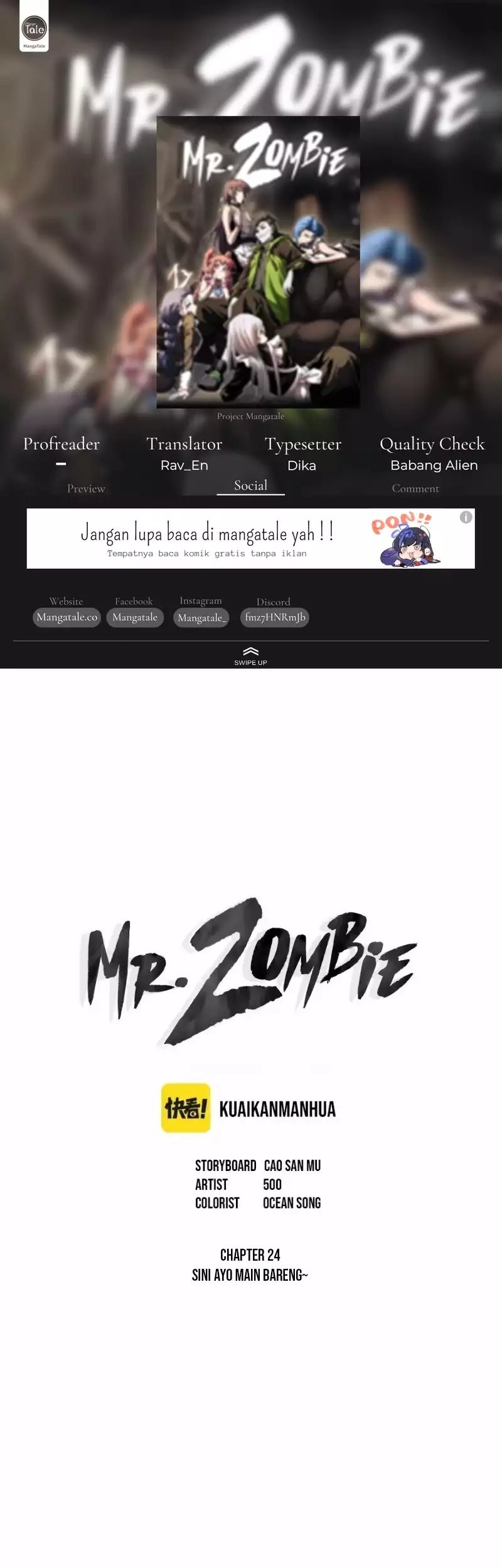 Komik Mr. Zombie Chapter 24 gambar nomor 1