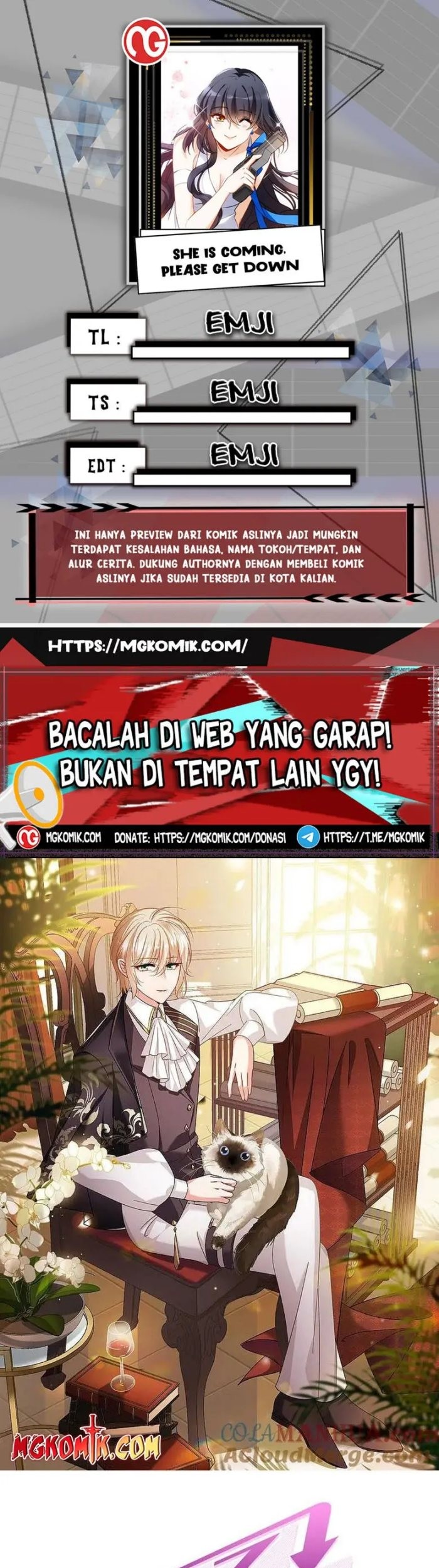 Komik She Is Coming, Please Get Down! Chapter 329.5 gambar nomor 1