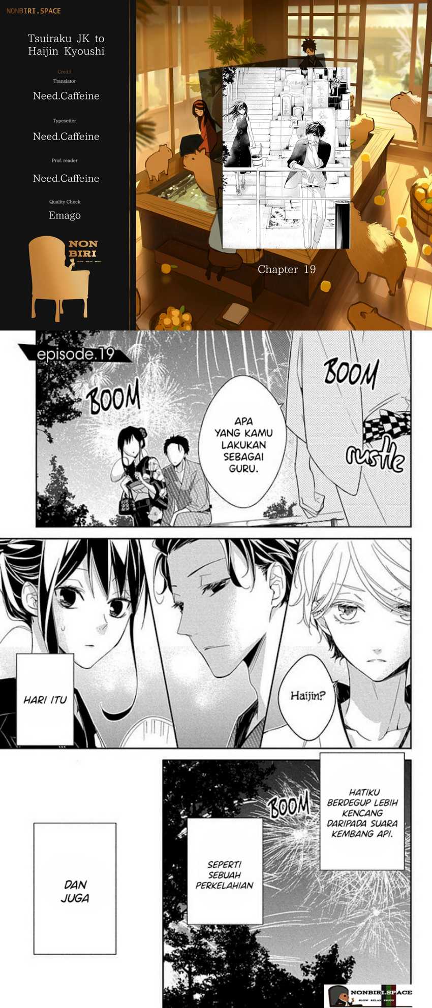 Komik Tsuiraku JK to Haijin Kyoushi Chapter 19 gambar nomor 1