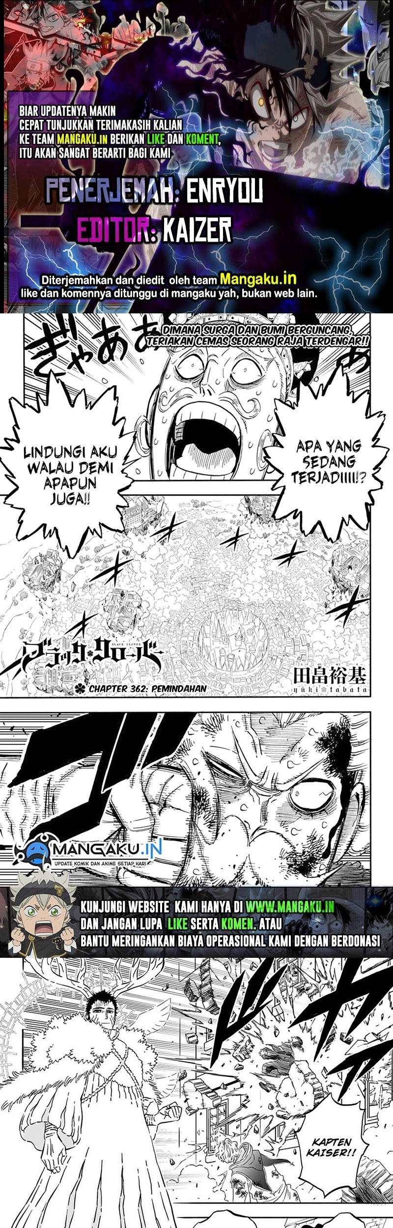 Komik Black Clover Chapter 361 gambar nomor 1