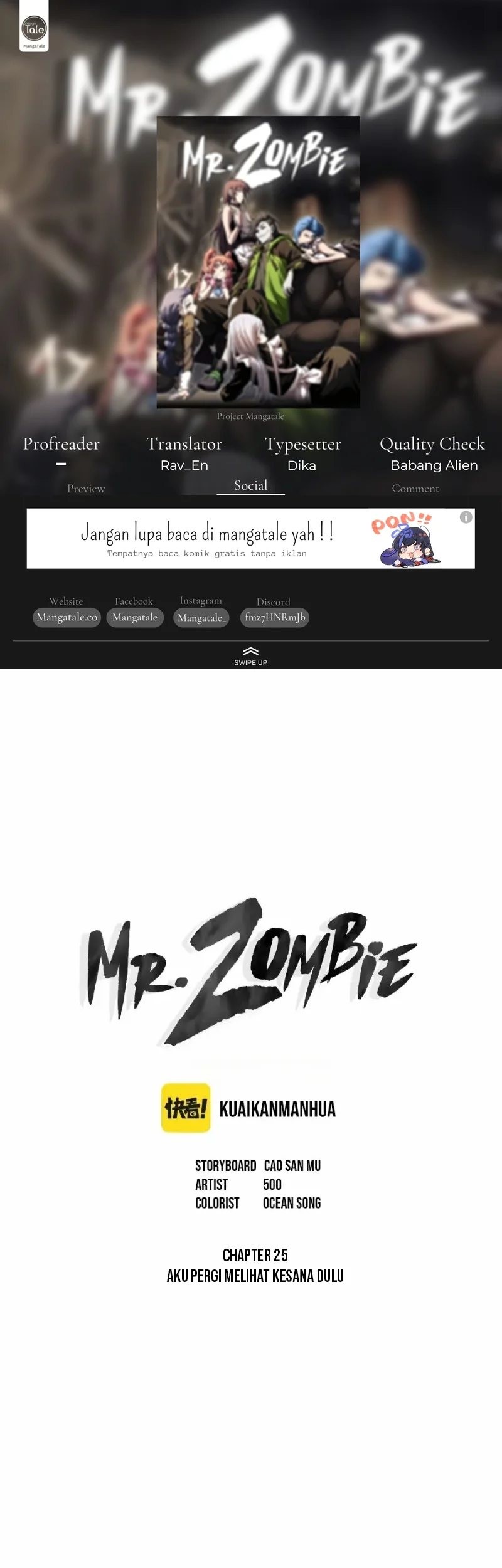 Komik Mr. Zombie Chapter 25 gambar nomor 1