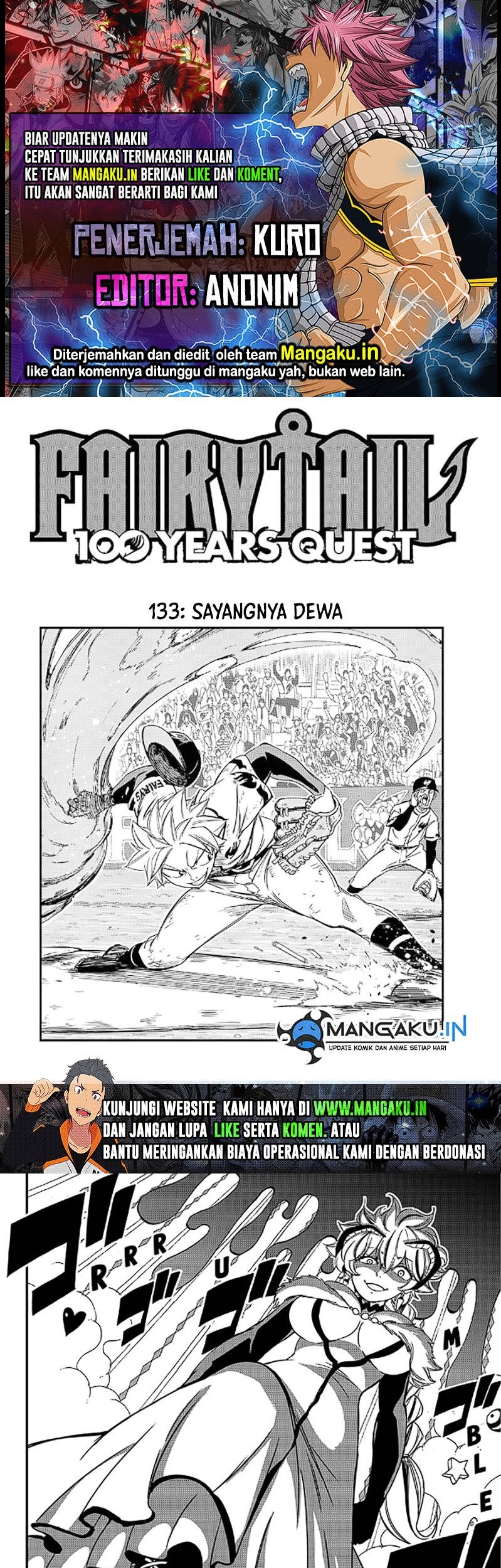 Komik Fairy Tail: 100 Years Quest Chapter 133 gambar nomor 1