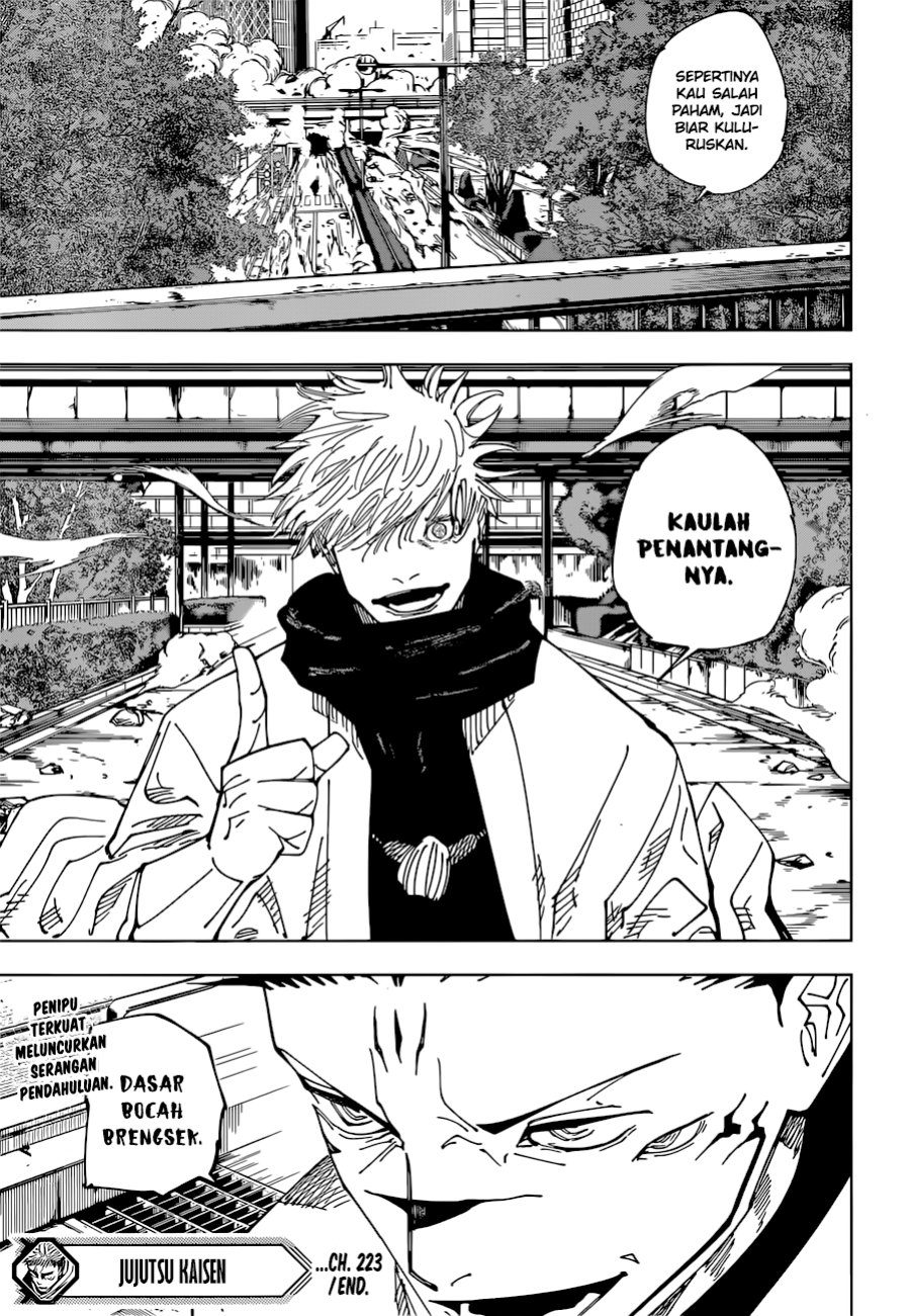 Jujutsu Kaisen Chapter 223 Gambar 18