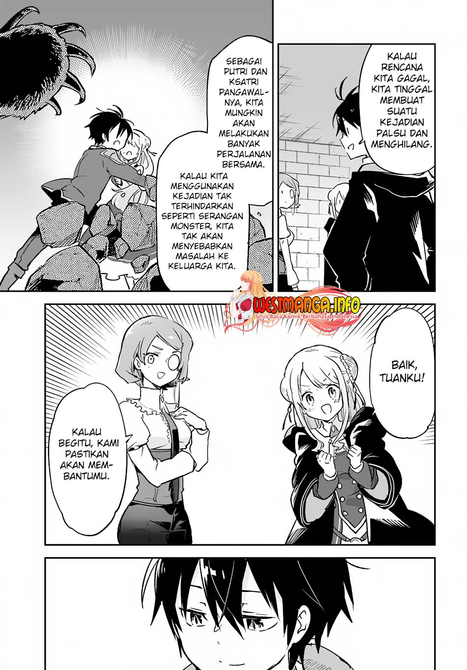 Henkyou Gurashi no Maou, Tensei shite Saikyou no Majutsushi ni naru 〜Aisarenagara Nariagaru Moto Maō wa, Ningen o Shiritai〜 Chapter 25 Gambar 41