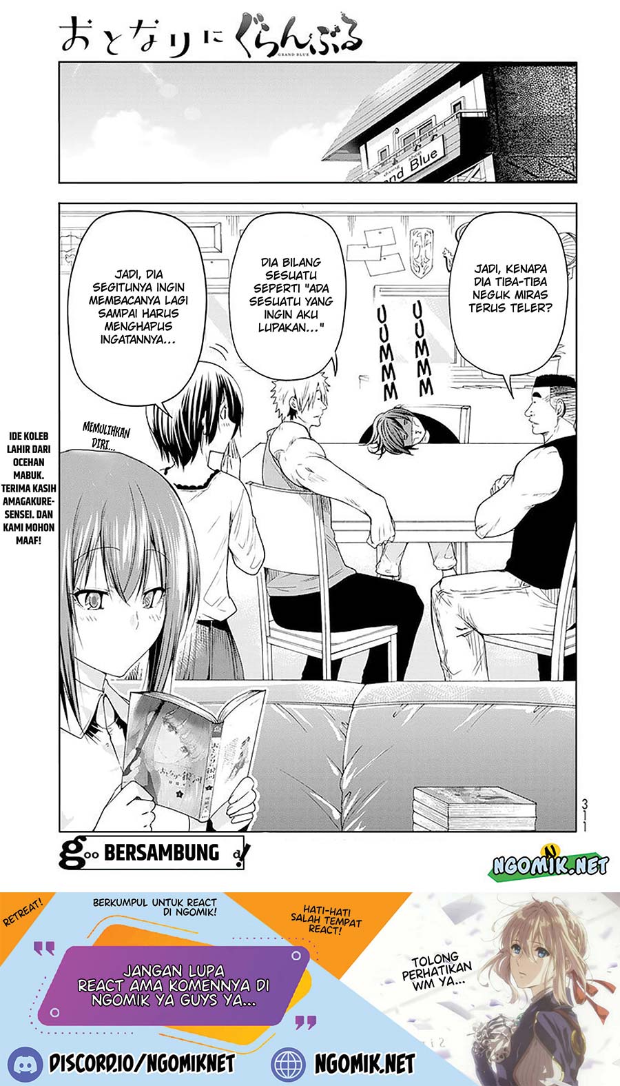 Grand Blue Chapter 83.5 Gambar 38