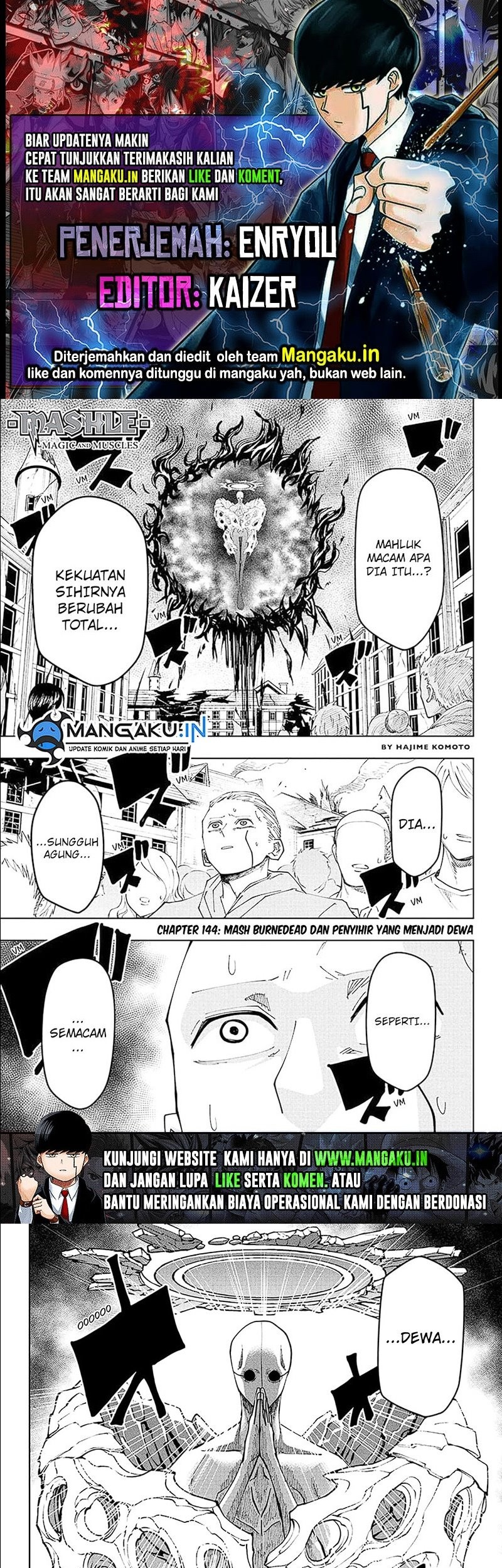 Komik Mashle: Magic and Muscles Chapter 155 gambar nomor 1