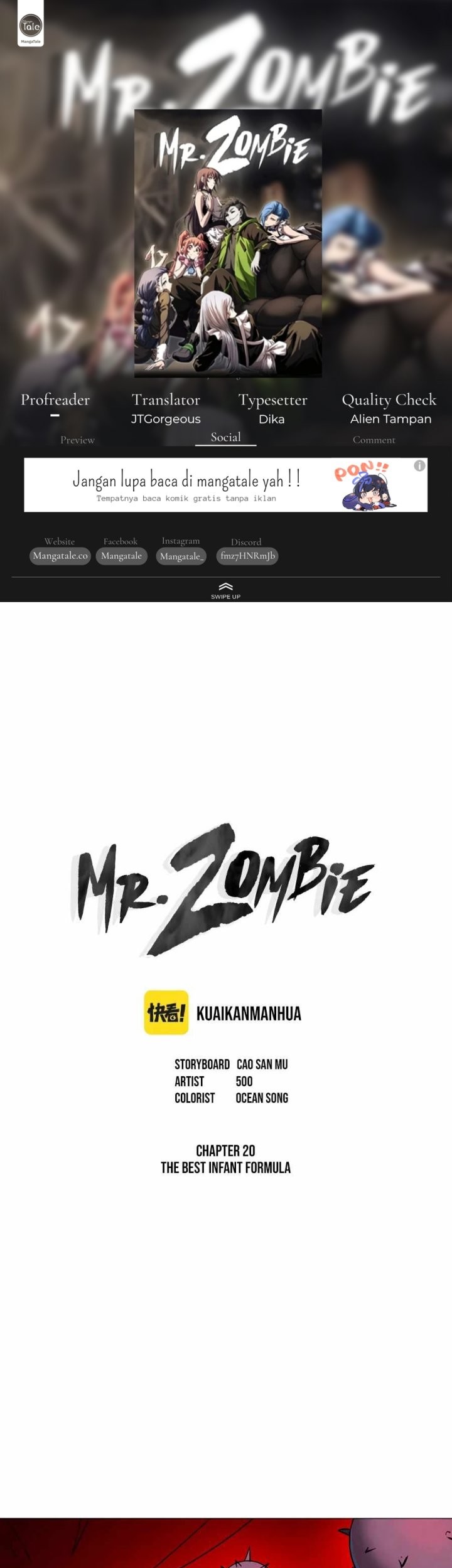 Komik Mr. Zombie Chapter 20 gambar nomor 1