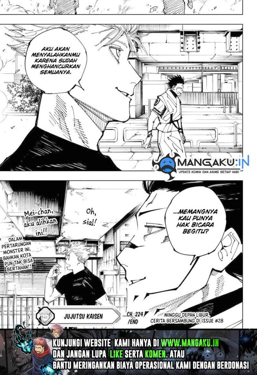 Jujutsu Kaisen Chapter 224 Gambar 20