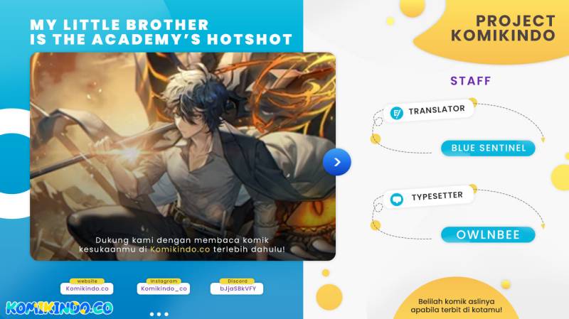 Komik The Little Brother Is the Academy’s Hotshot Chapter 28 gambar nomor 1