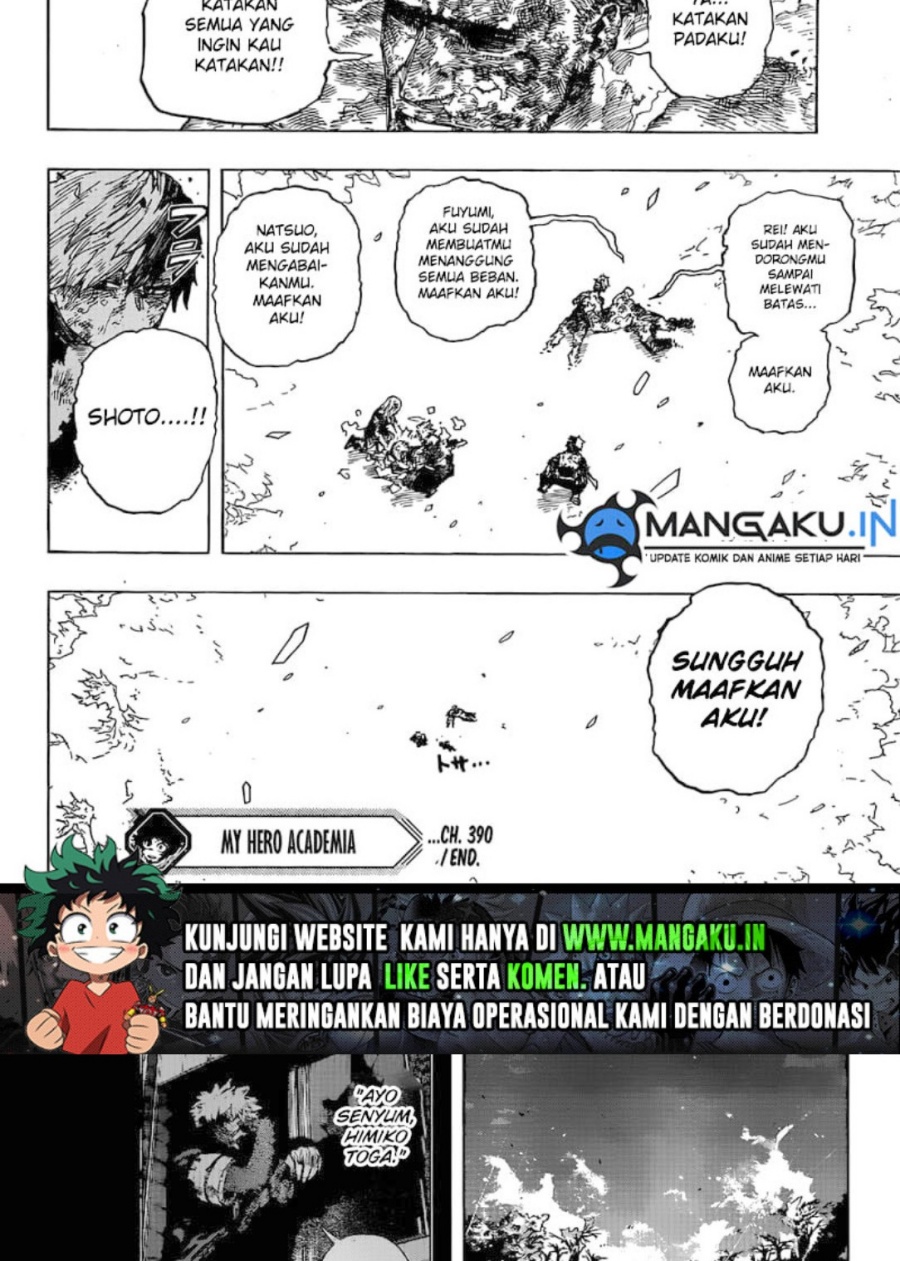 Boku no Hero Academia Chapter 390 Gambar 12