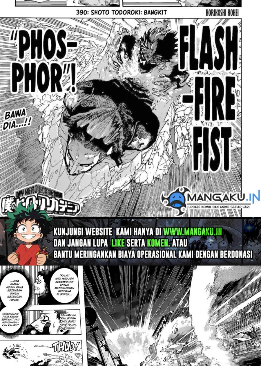 Manga Boku no Hero Academia Chapter 390 gambar nomor 2