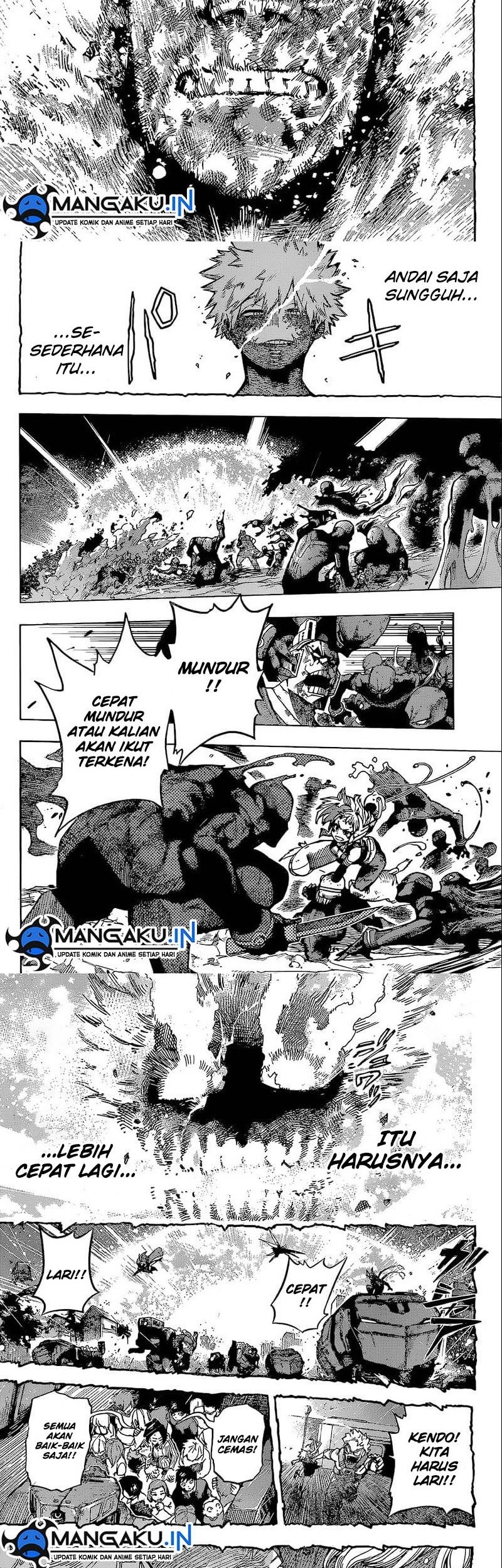 Boku no Hero Academia Chapter 389 Gambar 4