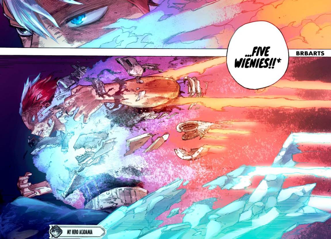 Boku no Hero Academia Chapter 389 Gambar 8