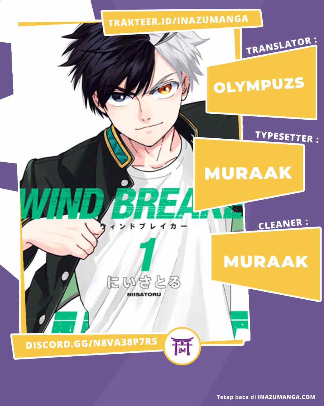 Komik Wind Breaker (NII Satoru) Chapter 12 gambar nomor 1