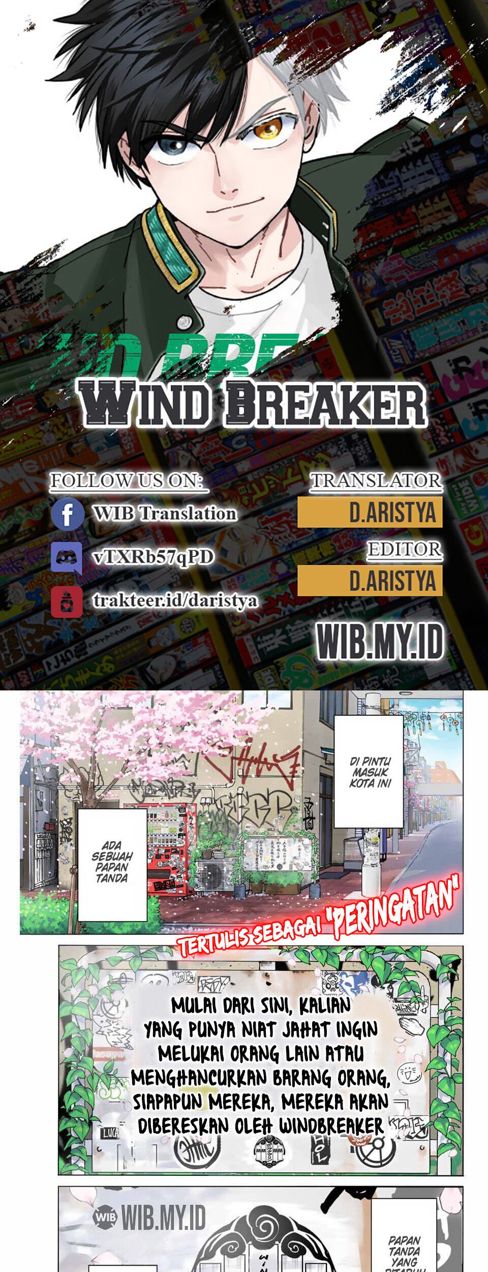Komik Wind Breaker (NII Satoru) Chapter 01.1 gambar nomor 1