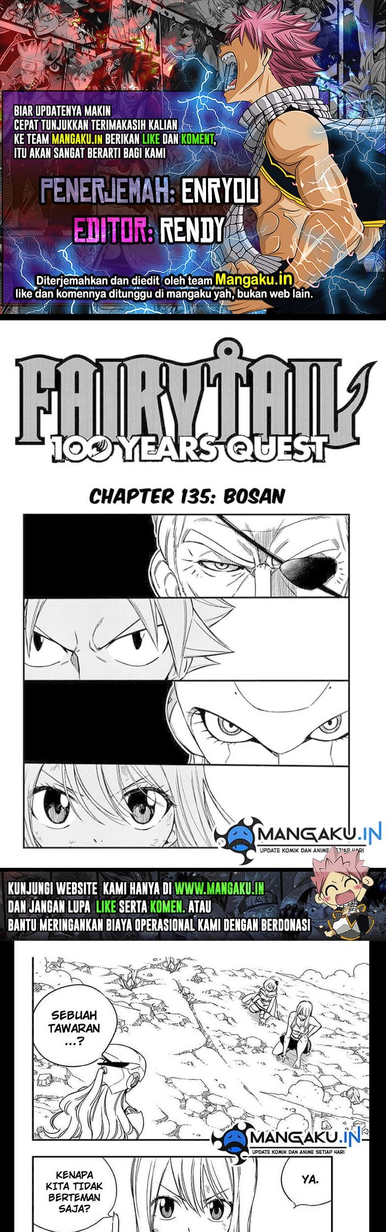 Komik Fairy Tail: 100 Years Quest Chapter 135 gambar nomor 1