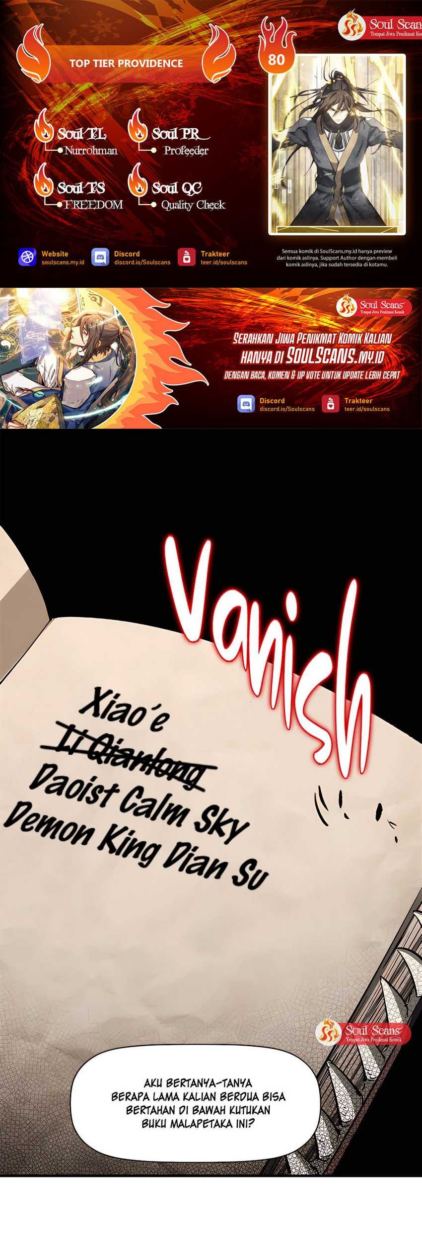 Komik Top Tier Providence: Secretly Cultivate for a Thousand Years Chapter 80 gambar nomor 1