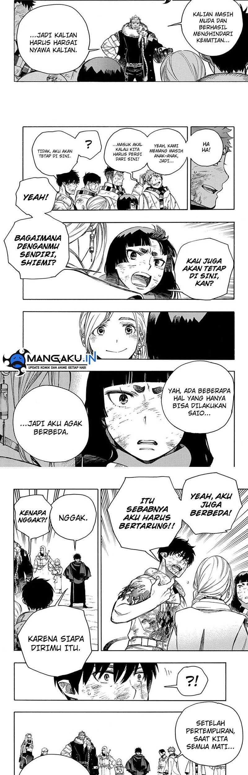 Ao no Exorcist Chapter 142 Gambar 11