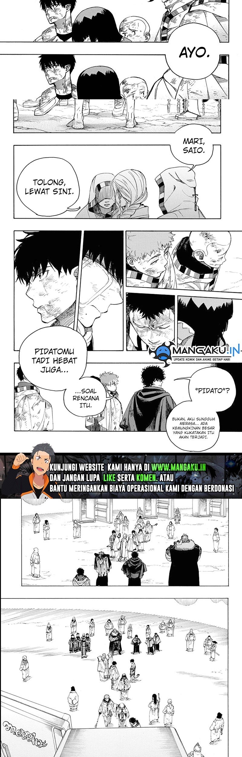 Ao no Exorcist Chapter 142 Gambar 15