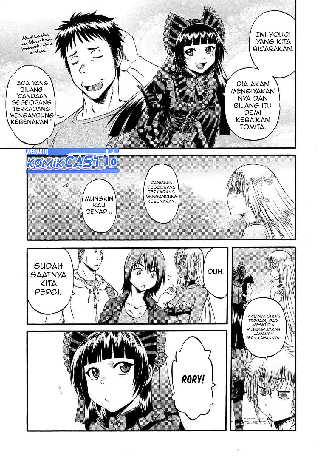 Gate – Jietai Kare no Chi nite Kaku Tatakeri Chapter 123 Gambar 26