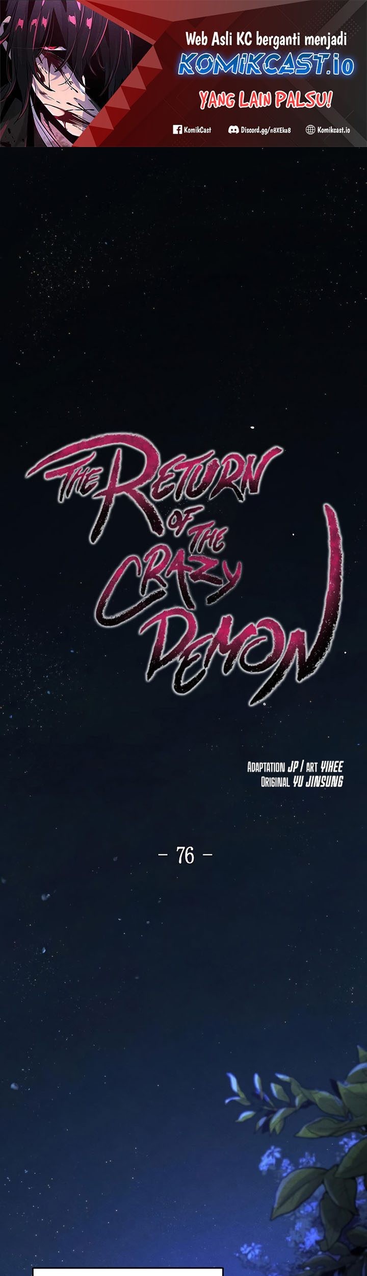 Manhwa Return of the Mad Demon Chapter 76 gambar nomor 2