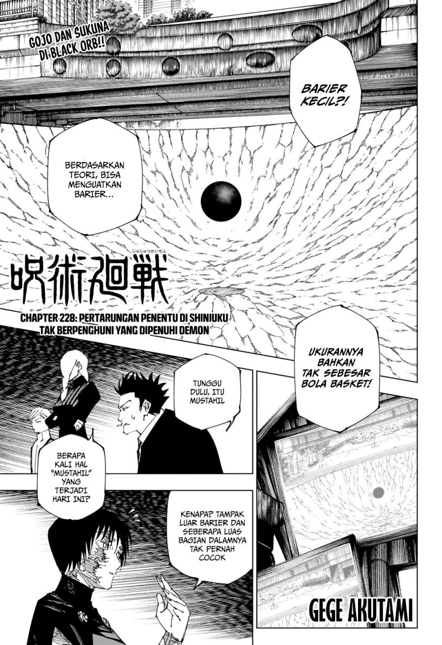 Manga Jujutsu Kaisen Chapter 228 gambar nomor 2
