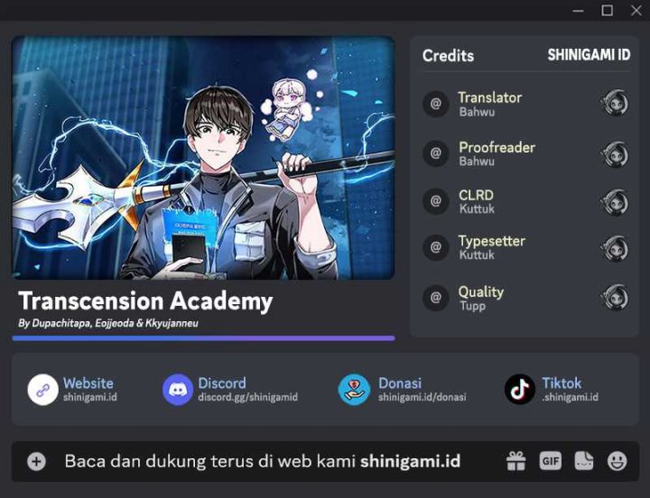 Komik Transcension Academy Chapter 65 gambar nomor 1
