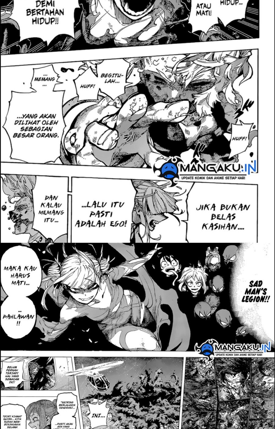 Boku no Hero Academia Chapter 393 Gambar 6