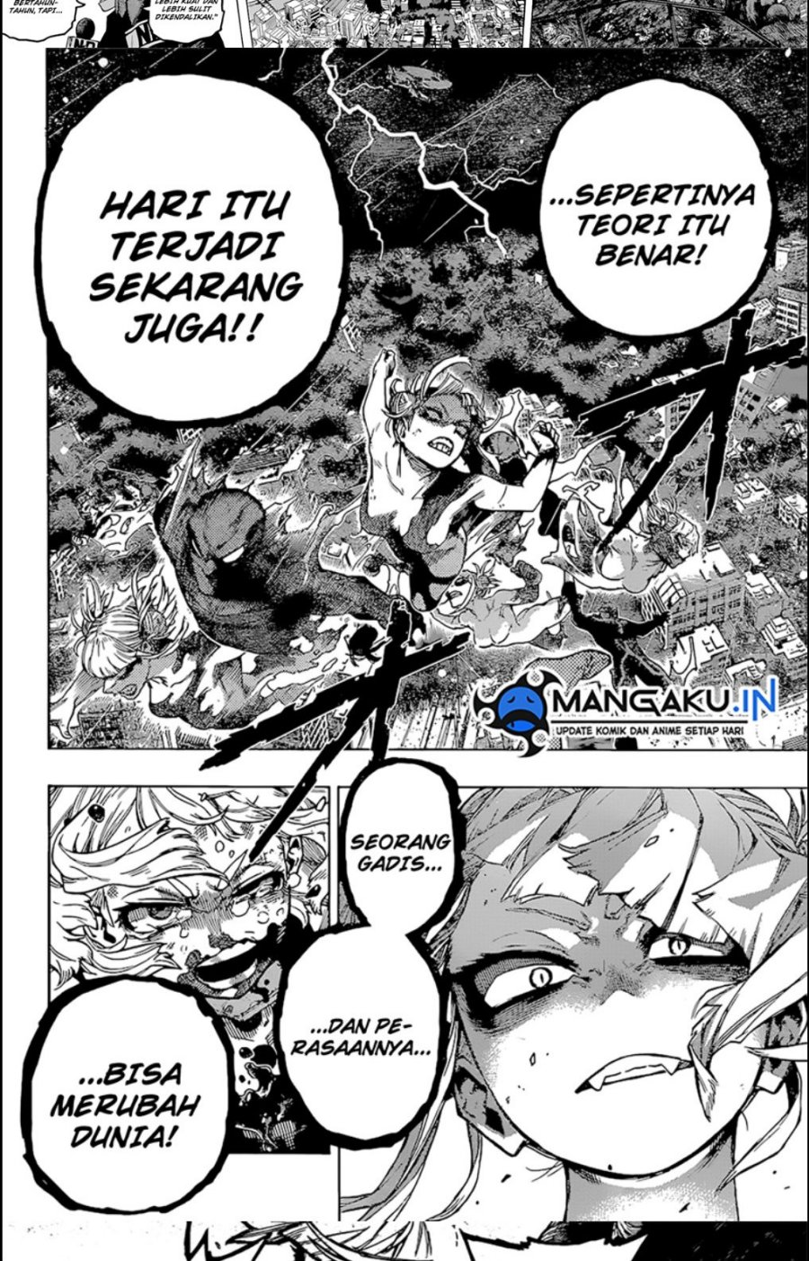 Boku no Hero Academia Chapter 393 Gambar 7
