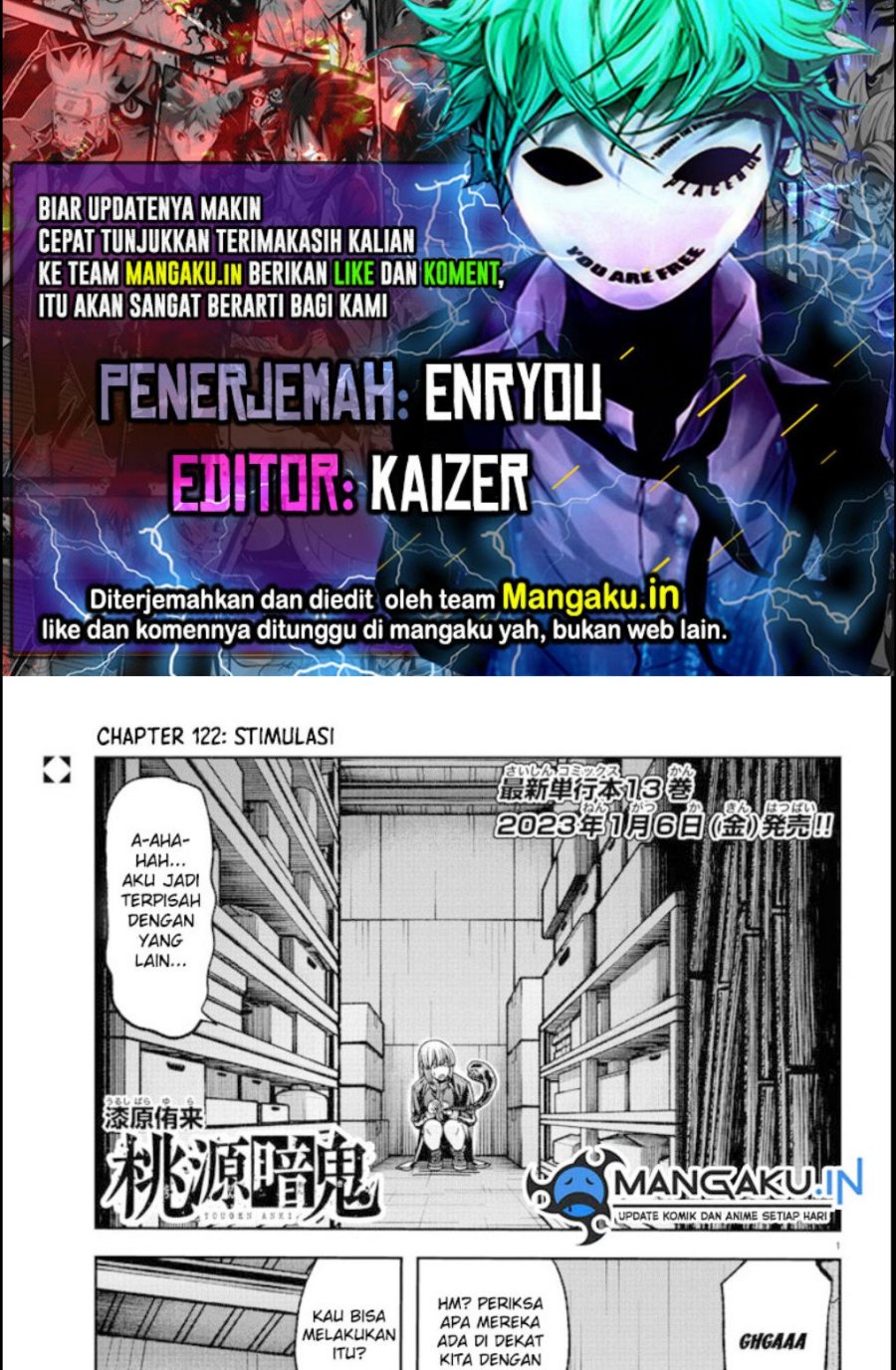 Komik Tougen Anki Chapter 122 gambar nomor 1