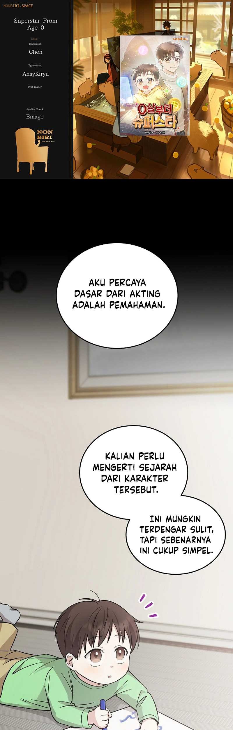 Komik Superstar From Age 0 Chapter 17 gambar nomor 1
