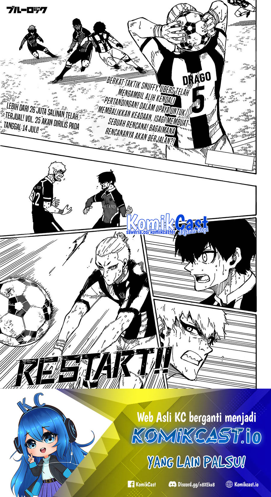 Manga Blue Lock Chapter 224 gambar nomor 2