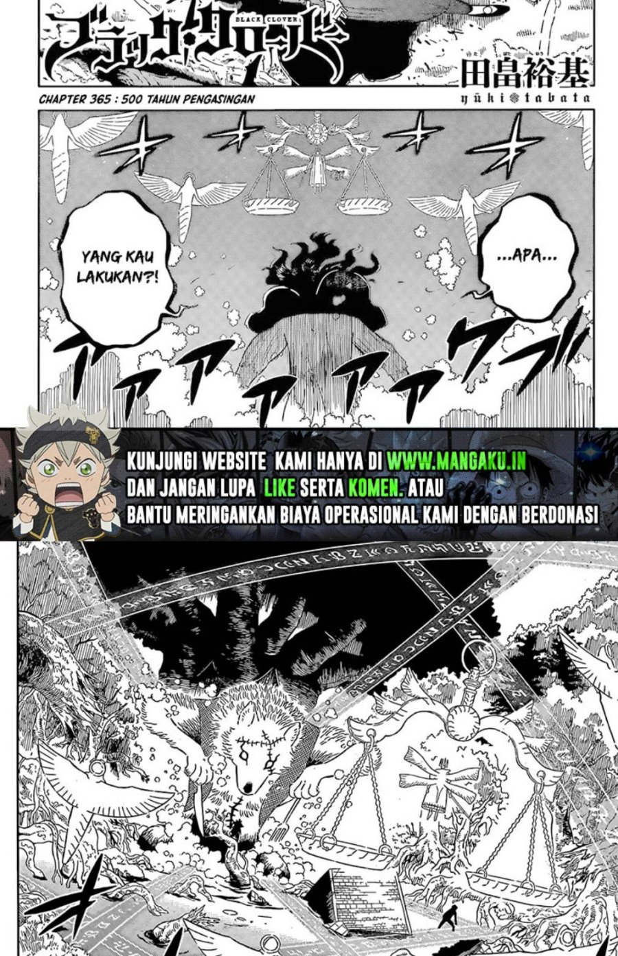 Manga Black Clover Chapter 365 gambar nomor 2