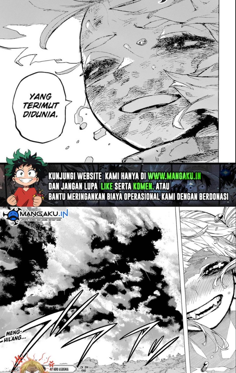 Boku no Hero Academia Chapter 394 Gambar 13