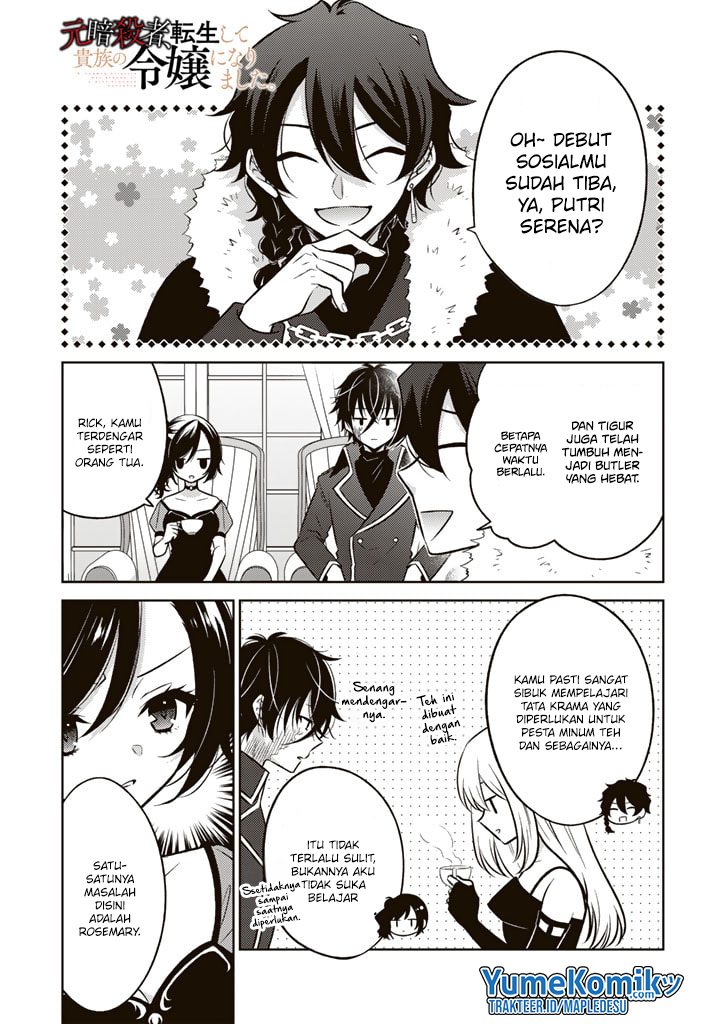 Moto Ansatsusha, Tensei shita Kizoku no Reijou ni narimashita Chapter 05 Gambar 3