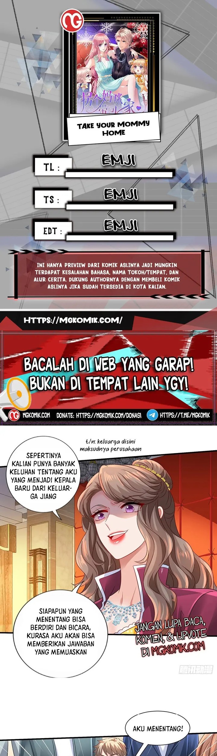 Komik Take Your Mommy Home Chapter 412 gambar nomor 1
