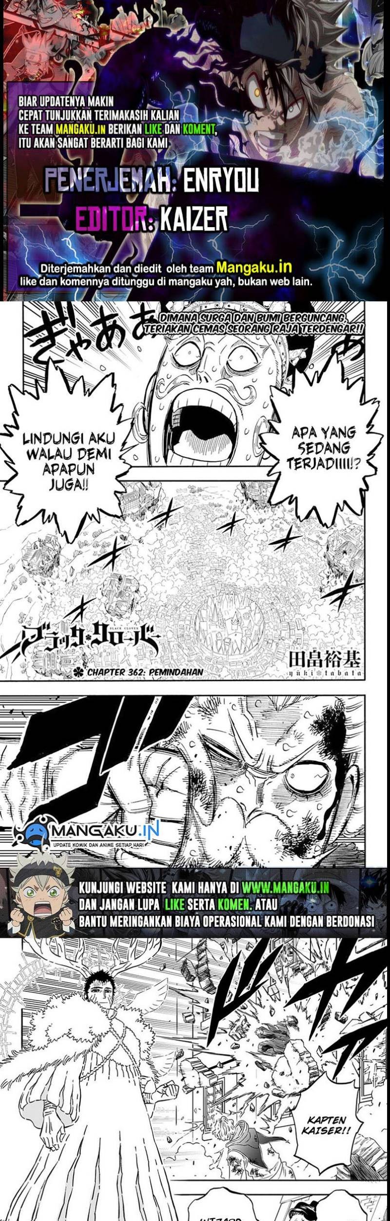 Komik Black Clover Chapter 362 gambar nomor 1