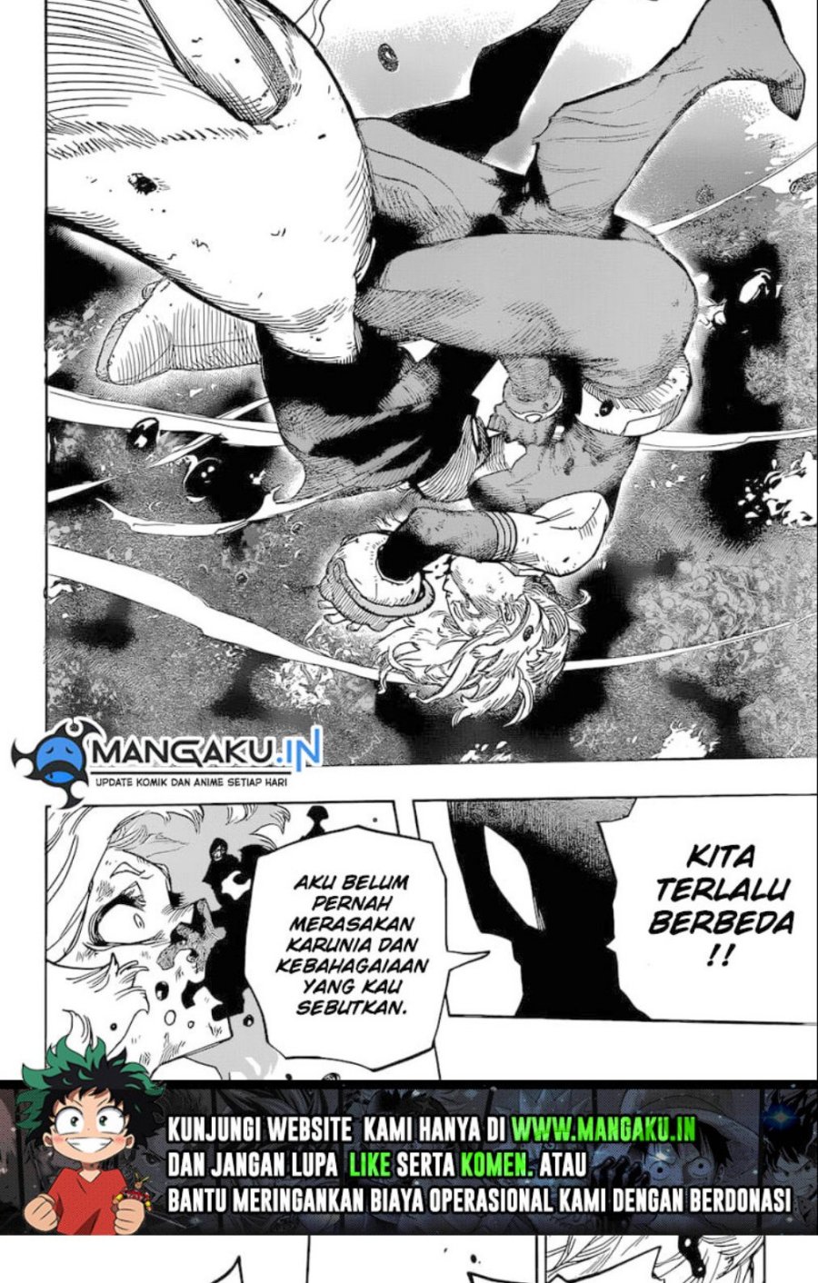 Boku no Hero Academia Chapter 392 Gambar 12
