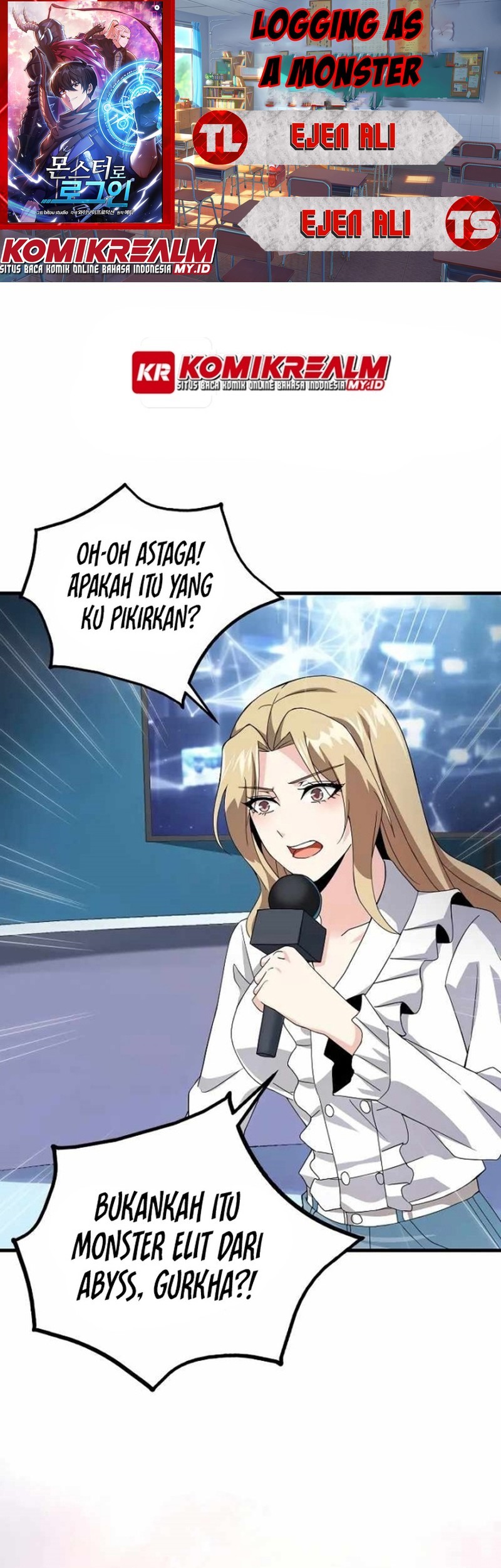 Komik Logging in as a Monster Chapter 03 gambar nomor 1