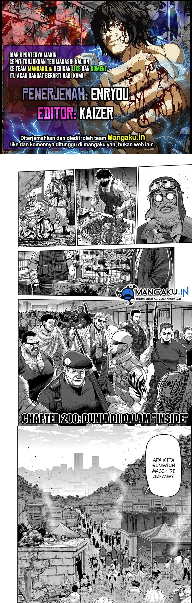 Komik Kengan Omega Chapter 200 gambar nomor 1