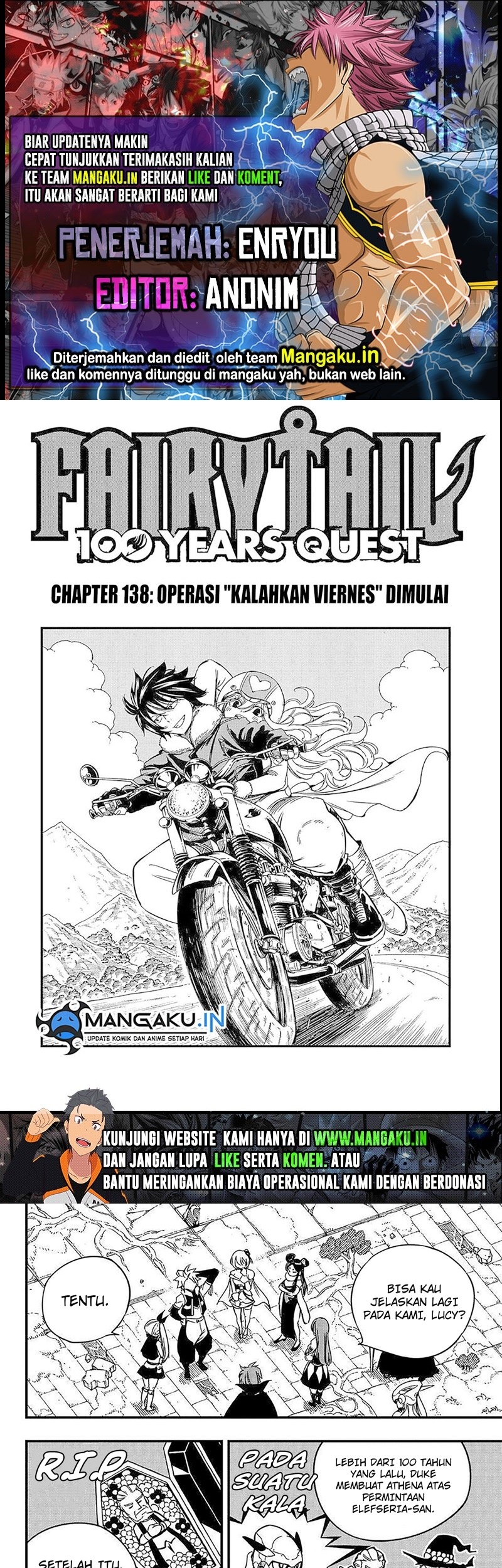 Komik Fairy Tail: 100 Years Quest Chapter 138 gambar nomor 1