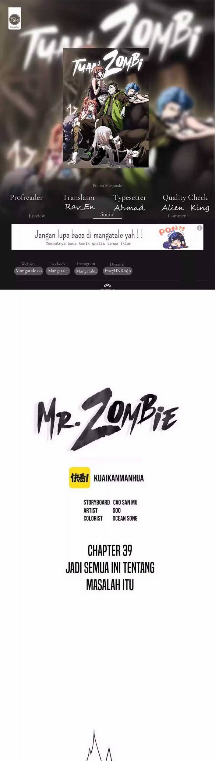 Komik Mr. Zombie Chapter 39 gambar nomor 1