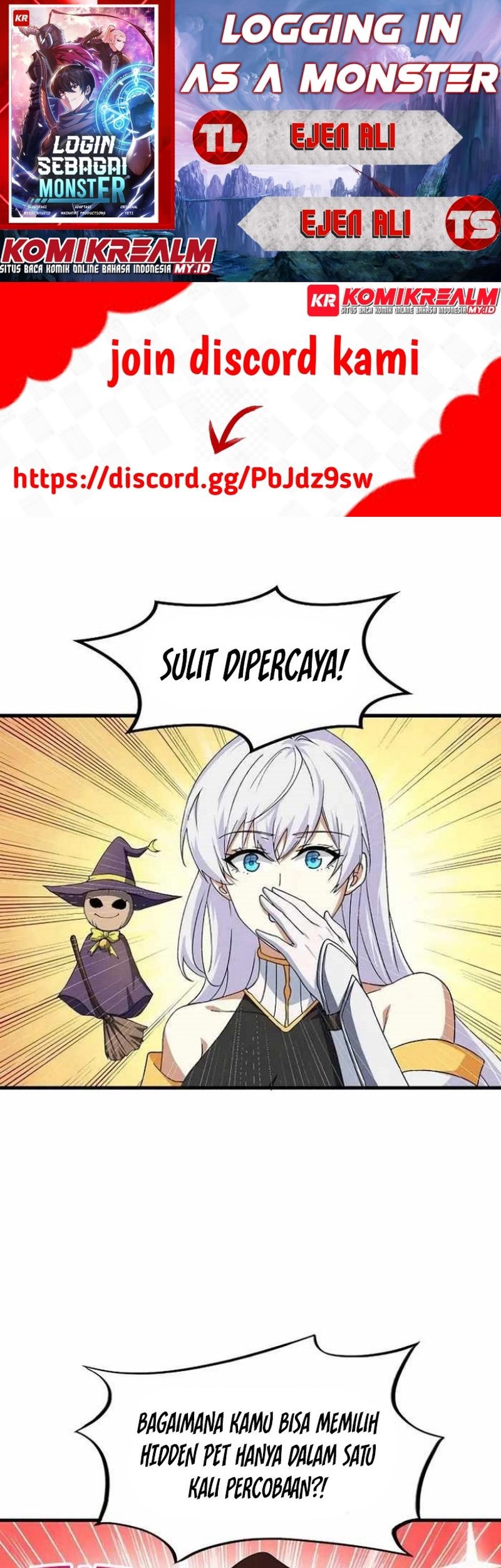 Komik Logging in as a Monster Chapter 23 gambar nomor 1