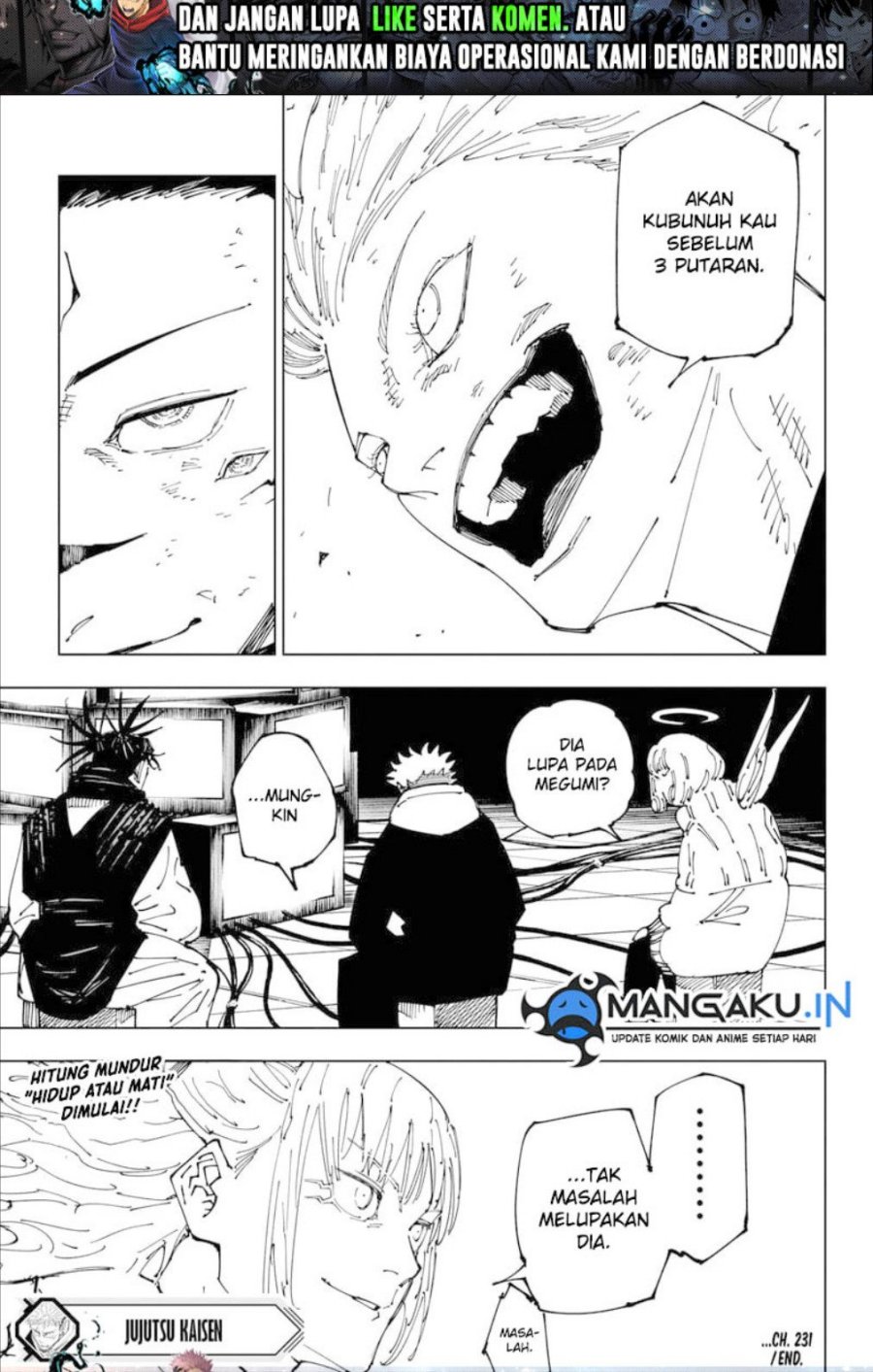 Jujutsu Kaisen Chapter 231 Gambar 17