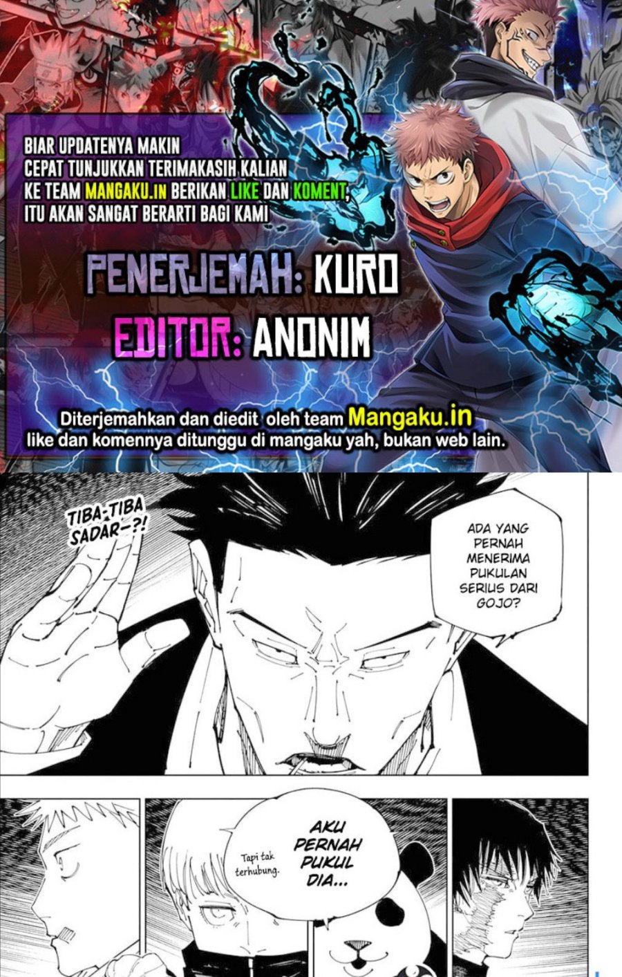 Komik Jujutsu Kaisen Chapter 231 gambar nomor 1